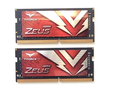 TEAMGROUP T-Force Zeus DDR4 SODIMM 16GB (2x8GB) 2666MHz (PC4-21300) 260 Pin - Image 1 of 3