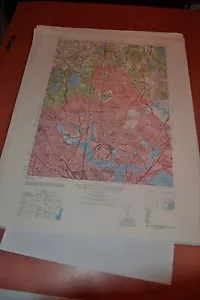 1940's Army topographic map Boston North Massachusetts -Sheet 6768 I NE - Picture 1 of 1