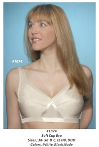 Comfort Choice Wireless Full-Figured Bra Style 1874 NWT - Picture 1 of 4