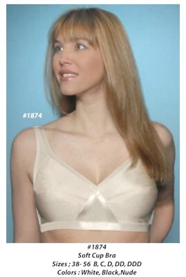 Comfort Choice Wireless Full-Figured Bra Style 1874 NWT - Image 1 of 3