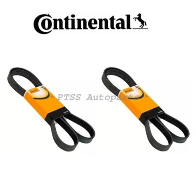 2 Pcs 11287542864 Continental OEM Belt for BMW X5 545i 550i 650i 745i 750i 760i - Image 1 of 4