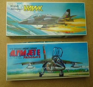 2 Fujimi 1/72 jet trainers: Alpha jet, BA Hawk - Photo 1/1