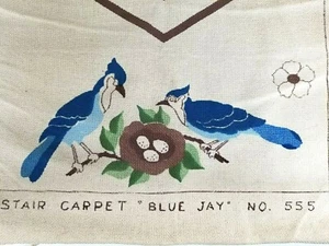 Vintage Columbia - Minerva Stair Carpet Patterns #555 Blue Jay  #559 Covered Bri - Picture 1 of 7