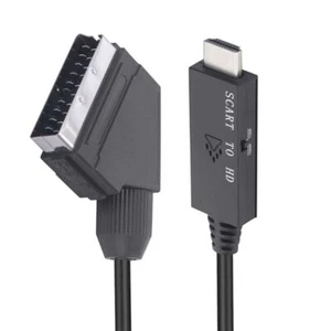 SCART zu HDMI Konverter SCART auf HDMI Adapter Video Audio Konverter Videokabel - Bild 1 von 8
