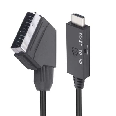 SCART zu HDMI Konverter SCART auf HDMI Adapter Video Audio Konverter Videokabel - Bild 1 von 4