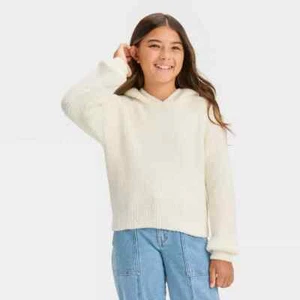 Girls' Cozy Hooded Sweatshirt - art class XS 4/5 - Picture 1 of 1
