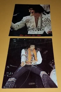 ELVIS PRESLEY VINTAGE ORIGINAL 1975 LAS VEGAS HILTON SOMMERFEST 2-SEITIGE FOTOKARTE + - Bild 1 von 19