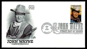 USA SCOTT # 3876, ARTCRAFT FDC COVER - JOHN WAYNE, LEGENDS OF HOLLYWOOD 2004 - Picture 1 of 1