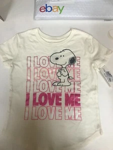 Snoopy I Love Me T-Shirt-Size 5T - Picture 1 of 2