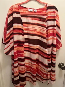 Liz Claiborne kimono cardigan women’s size 3X Silky S/S - Picture 1 of 1