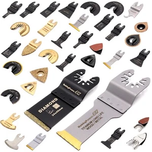 Zubehör Aufsätze HM Bi-Metal Titan Diamant für Multitool Bosch GOP 10,8 V-Li - Bild 1 von 39