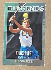 1996-98 SPORTS ILLUSTRATED FOR KIDS JUMBO #67 CHRIS EVERT / LEGENDS