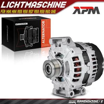 Generatore alternatore 150A 12V per MINI Mini R55 R56 R57 R58 R60 One Cooper S - Immagine 1 di 4