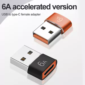 6A Type C To USB3.0 OTG Connector USB C Female To USB Male OTG Adapter-Converter - Picture 1 of 14