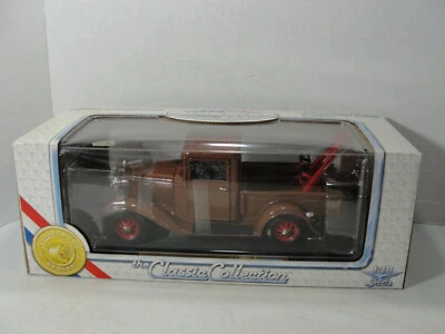 Road Legends 1934 Ford Pick Up Wrecker Brown Die-cast 1:18 Scale NOS - Image 1 of 4