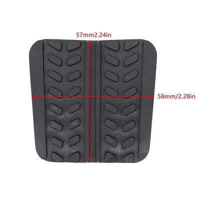 For Mazda Truck B2000 B2200 B2600 2Pcs Brake / Clutch Pedal Pads Cover Rubber Foto 1 de 4