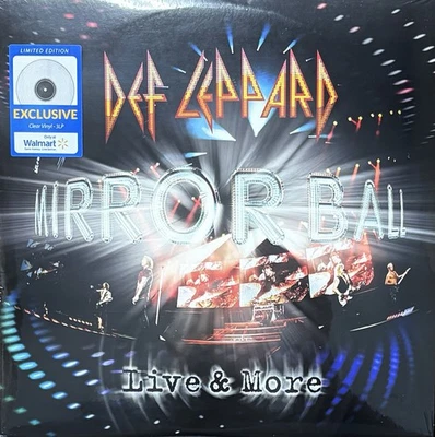 DEF LEPPARD "Mirror Ball / Live & More (LIMITED EDITION CLEAR VINYL 3 LPs 2020) - Image 1 of 4
