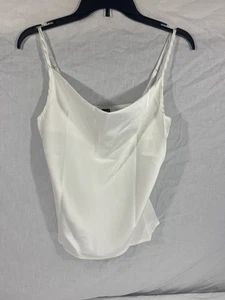 Chaleco camisola BizChic para mujer con solapa de satén liso, ropa informal de negocios mediano NUEVO - Imagen 1 de 6