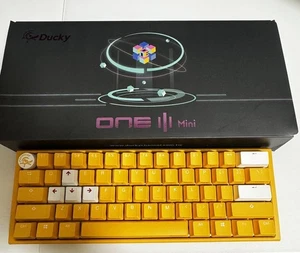 Ducky One 3 Mini 60% Yellow Gaming Keyboard Used/Good condition - Picture 1 of 6