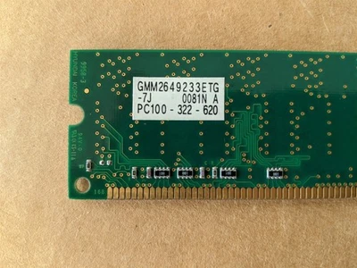 128MB 2x64MB PC-100 GMM2649233ETG-7J HYUNDAI Ram Memory Kit PC100 3.3V SDRAM SDR - Image 1 of 4