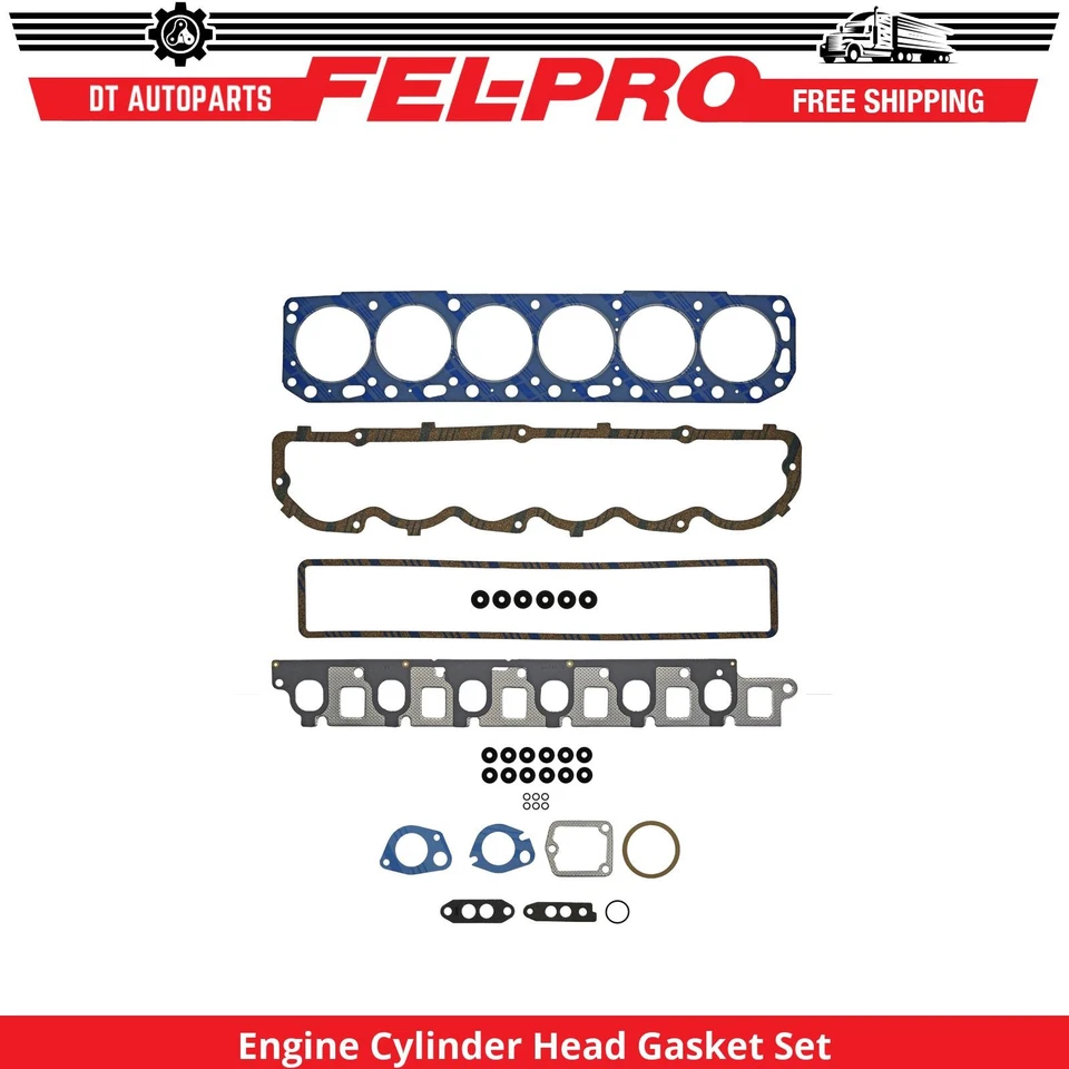 Juego de juntas de culata de motor para Ford F-100 1965-1983 Fel-Pro 1966 1967 1968 Foto 1 de 1