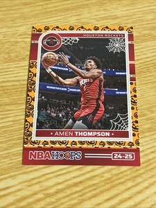 2025 Haunted Hoops zucca arancione #111 Amen Thompson - Foto 1 di 2