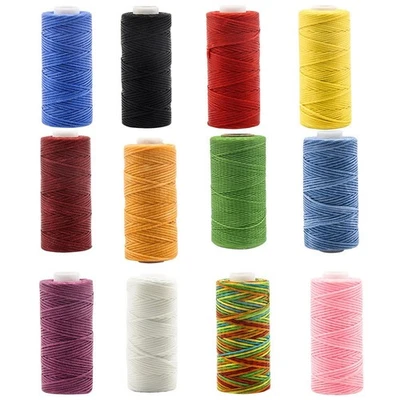 Flat Waxed Sewing Line Thread for DIY Crafts Long lasting and Practical - Image 1 of 4