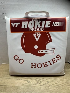 Vintage Virginia Tech Hokies Football Helm Schaumstoff gepolstertes Sitzkissen NCAA FB - Bild 1 von 5