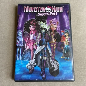 Monster High (5) Ghouls Rule (DVD 2012) Movie Animation Frankie Stein Draculaura - Picture 1 of 9