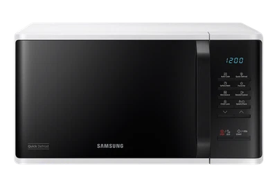 Samsung MS23K3513AW Solo Microwave Oven with Triple Distribution System - White - Image 1 of 4