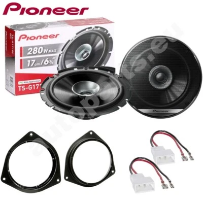 Kit 2 Casse Pioneer Anteriori Doppio Cono per Toyota Corolla (E12) - Immagine 1 di 4