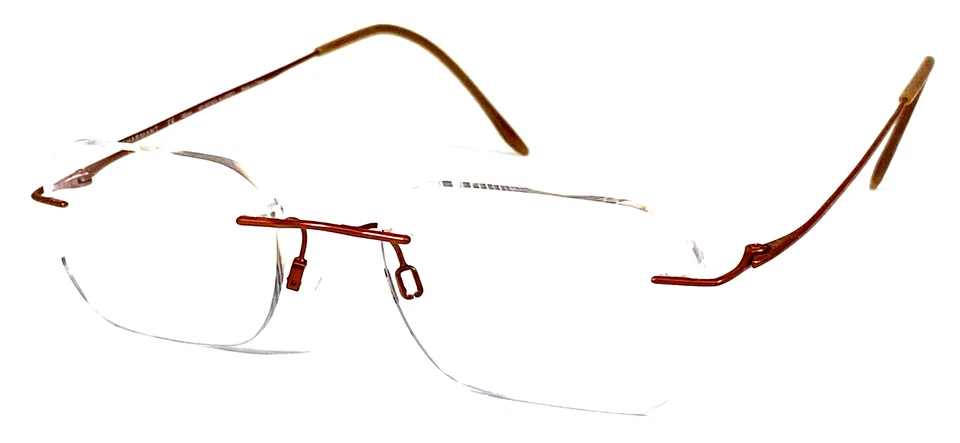 Marco de gafas CHARMANT CH8600 titanio naranja sin montura 19-140 mm  Foto 1 de 4