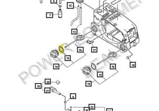 Anillo tórico Echo/Shindaiwa genuino pieza # 90072100025 Foto 1 de 1