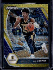 2021-22 Prizm Draft Picks Ja Morant Gold Shimmer Prizm #05/10 Grizzlies