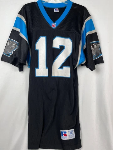 Authentic Russell Athletic Carolina Panthers Collins Home Jersey sz 40 - PSU Cover