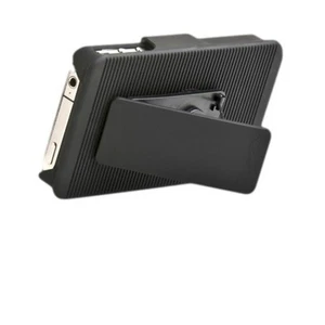 Funda a Presión Qmadix para Apple iPhone 4 / 4S - Negra | Clip para Cinturón - Imagen 1 de 3