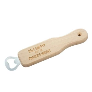 Apribottiglie personalizzato con manico lungo, legno - Foto 1 di 4