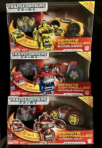 Transformers Prime Optimus Prime - Bumblebee - Knock Out Remote Controlled MISB - Picture 1 of 7
