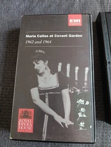 Maria Callas at Covent Garden 1962 & 1964 / In Concert VHS Rare EMI CLASSICS - Picture 1 of 4