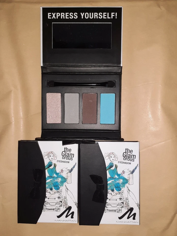 Fashionista Manhatten Quattro Lidschattenpalette 3er-Pack Farbe, glamourös