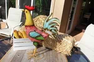 ROOSTERS, Multi- color, Ranch Decor, Country Decor, Yard Art T-221 - Picture 1 of 12
