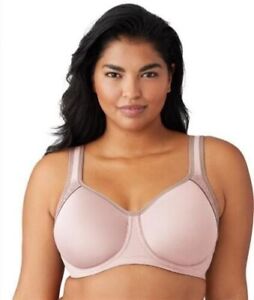 Wacoal 853302 Underwire Lined Pink Sports Bra Size 40D