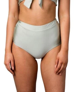 Rip Curl Womens 10 OASIS GOOD PANT High Waisted Bikini Bottom - GSIAF2 Green - Picture 1 of 4