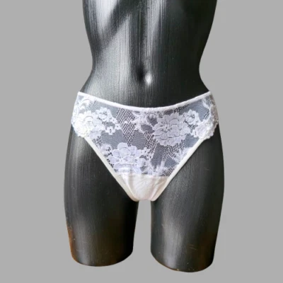 La Perla Malizia Exklusiver String Tanga Weiß Gr. 40 Spitze, Tüll *Luxus - Bild 1 von 4
