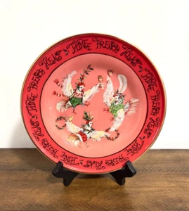 NWT: Anthropologie - 12 Days of Christmas, Three French Hens Appetizer Plate - Picture 1 of 6