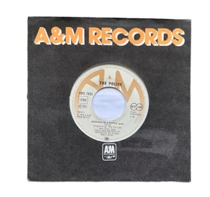 E470 Message In A Bottle, The Police 7" Single Top Zustand, Germany selten - Bild 1 von 4