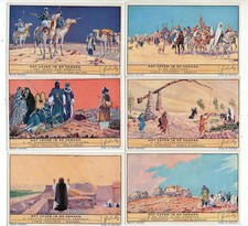  LIEBIG  S 1454   F 1454,  c/set  ' LIFE IN THE SAHARA DESERT   ' V/ G +.DUTCH