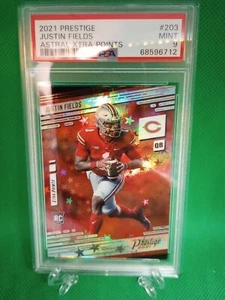 JUSTIN FIELDS 2021 PRESTIGE XTRA POINTS ASTRAL Rookie #203 PSA 9 - Picture 1 of 2