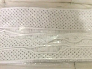 Funda de almohada lumbar West Elm Landscape Macrame 14x26 ¡Nueva con etiquetas! Boho blanco natural - Imagen 1 de 1