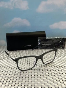 DOLCE & GABBANA DG 1293 1106 SCHWARZ UNISEX BRILLE 51-19-140mm ITALY Neu Box - Bild 1 von 9